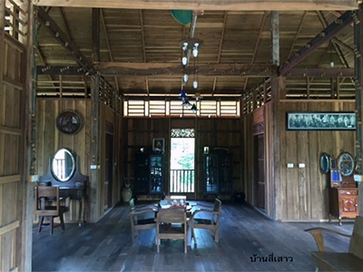 บ้านสี่เสาวโฮมสเตย์ (คีรีวง)