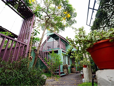 กระท่อมสาธุ  ที่พัก โพธาราม จ.ราชบุรี