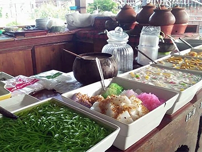 ขนมจีนบ้านดั้งเดิม หม้อดิน ท่าศาลา นครศรีธรรมราช